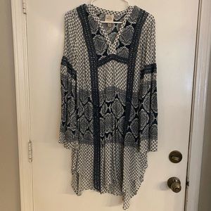 Knox Rose blue dress long sleeve size XS